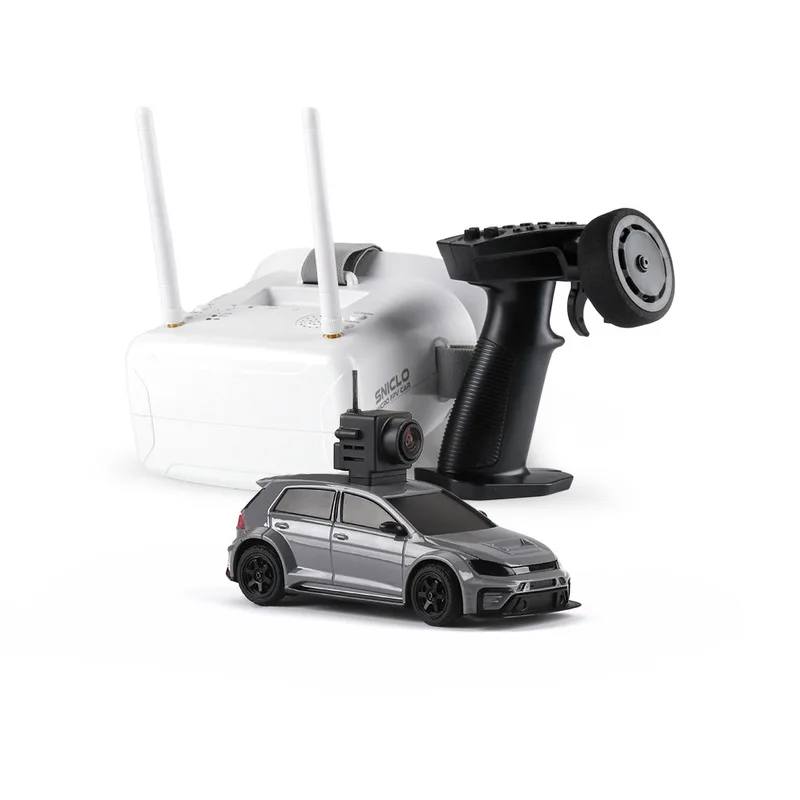 Фото Sniclo 1/43 Immersive Fpv Гоночная игрушка с дистанционным управлением Спортивный автомобиль Sisilok Ca51 Дрифтовый автомобиль с полным приводом №3