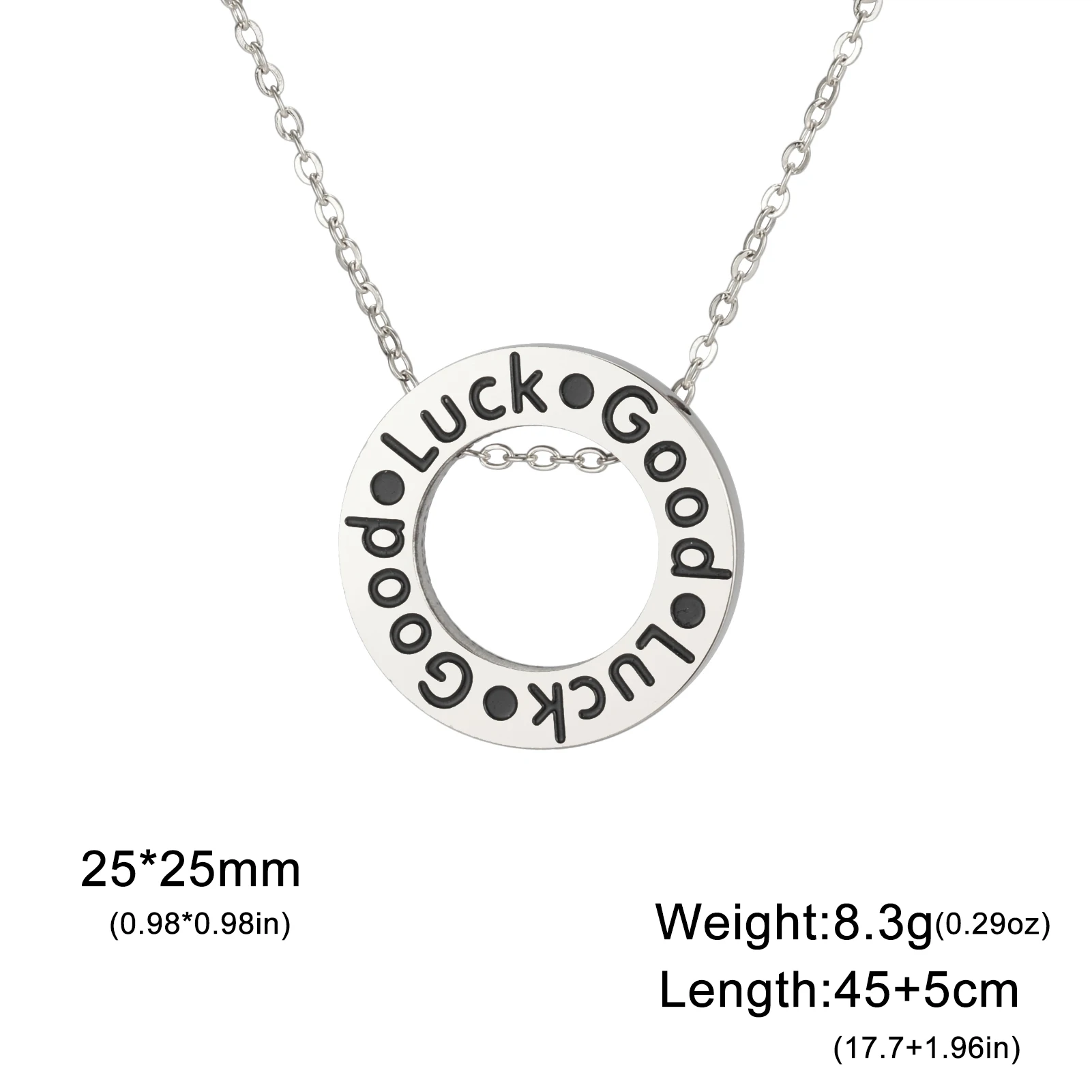 Amaxer модное ожерелье с подвеской в виде английской буквы ХОРОШАЯ ЖАСТЬ римскими
