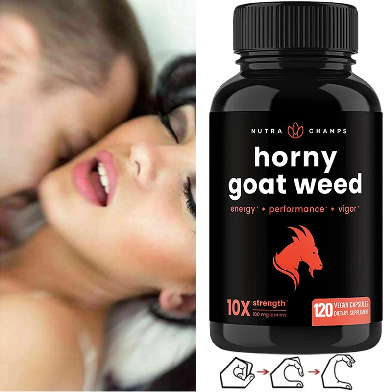 

High Quality Horny Goat Weed Extract Vegetarian Pill Improves Energy, Endurance and Performance - Rock Solid Result