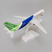 20cm china air comac c919 china commercial aircraft corporation airlines diecast airplane model plane aircraft landing gears