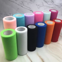 tulle roll spool 22m 15cm organza roll red blue tulle organza fabric tutu skirt girl baby shower wedding decor party supplies
