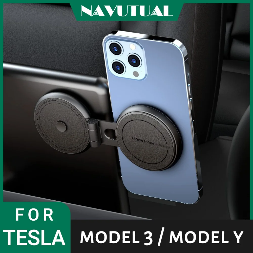 Автомобильный держатель для телефона Tesla Model 3 Y MagSafe мощный магнитный