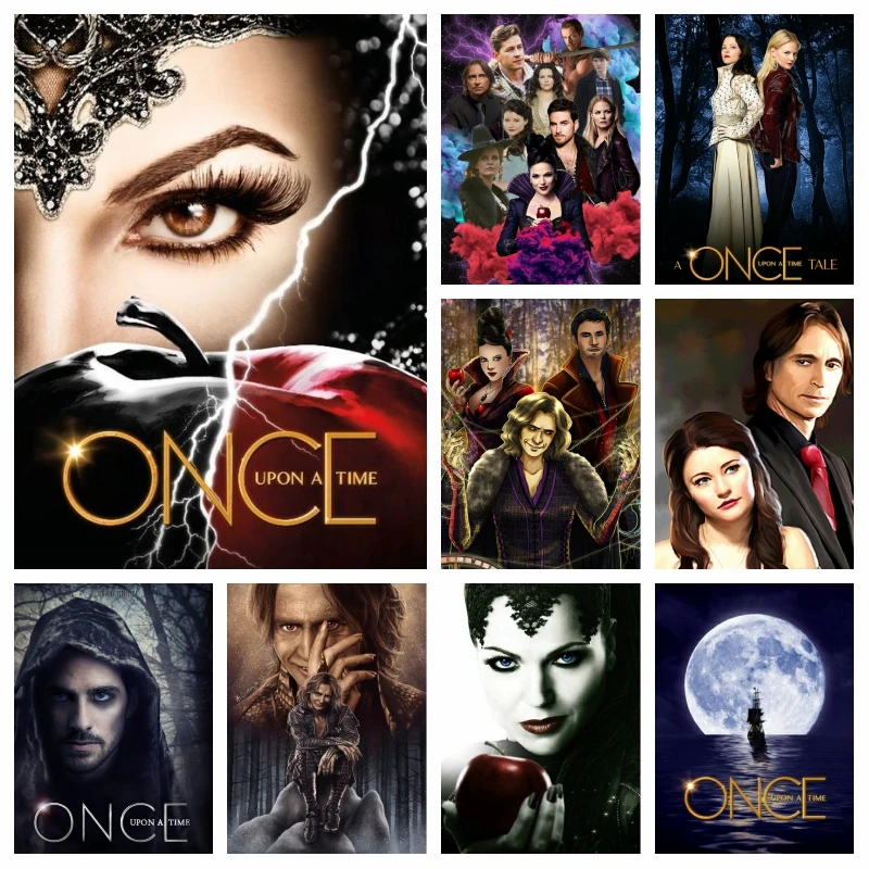 

Tv Show Once Upon A Time Regina Evil Queen Diamond Painting Rhinestone Picture Magic Town Cross Stitch Wall Art Decor Gift