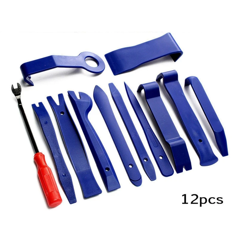 

Car Repair Tool 12Pcs/Set Auto Dent Puller Removal Installer Radio Portable Mechanics Automobile Spotter Body Pry Tools