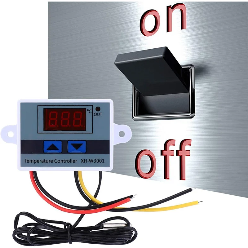 XH-W3001 10A 12 В 24 110 220 переменного тока цифровой светодиодный регулятор температуры