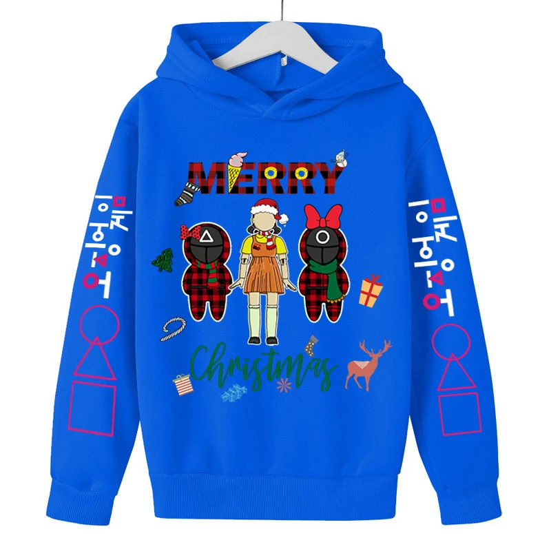 

Jogo de lula tv roupas infantis menino camisola bonito dos desenhos animados moda design inverno camisolas natal jogging hoodie