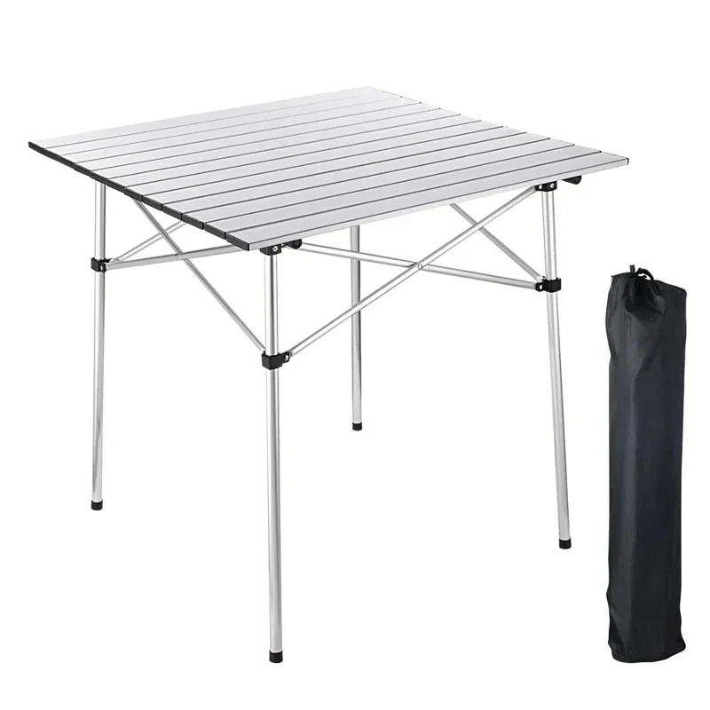 

Camping Metal Top Table for Outdoor Indoor,Silver