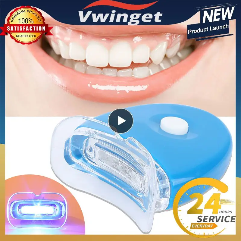 

1~10PCS Teeth Whitener LED Light Teeth Whitening Blue Light UV Light Laser Lamp Tool Tooth Beauty Health No Sensitivity Battery