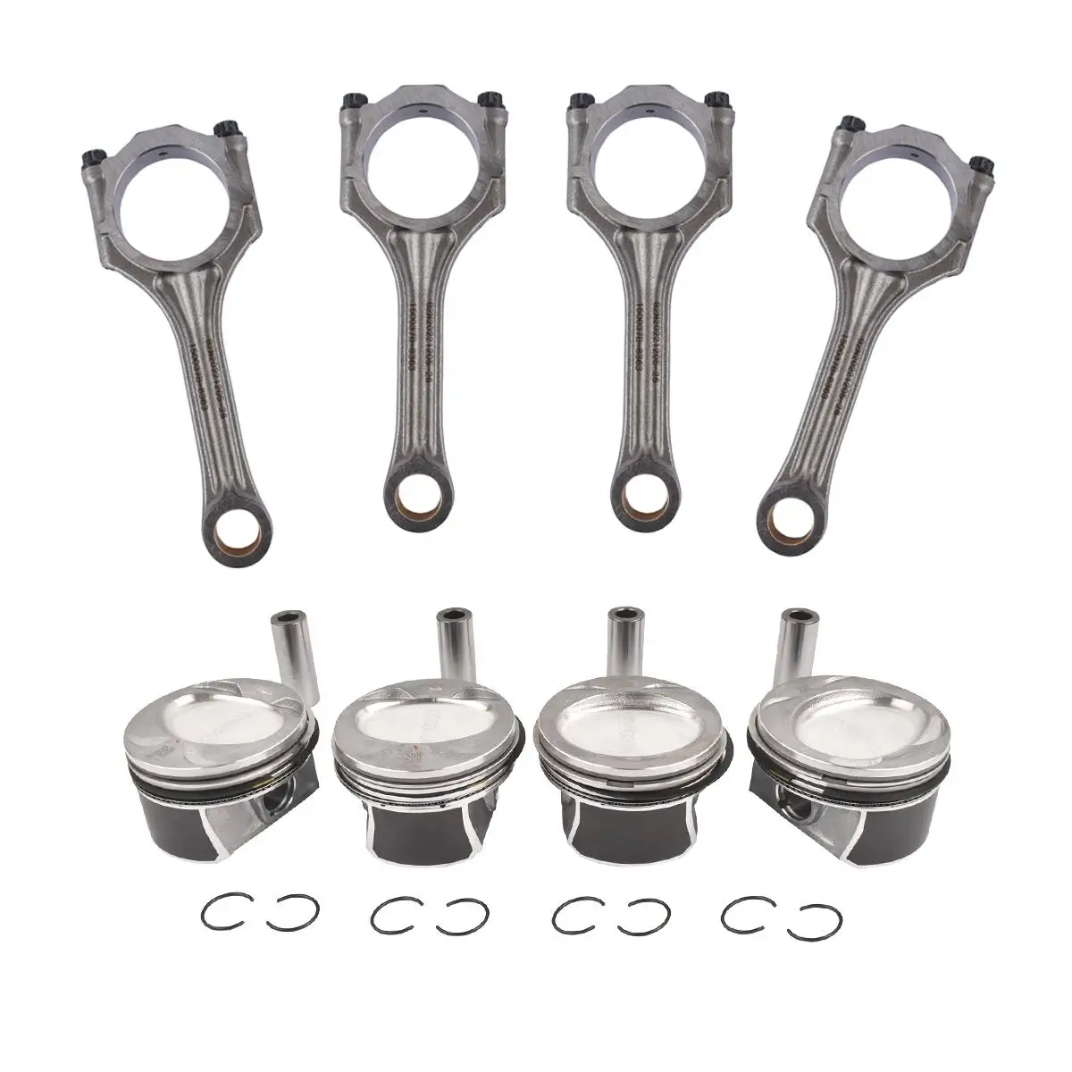 

AP01 4-поршни и 4-кратные соединительные стержни для Audi VW Seat Skoda 1,4 TSI CAV CAX CTH BLG 03C107065AQ 03C107065BF 03C107065A