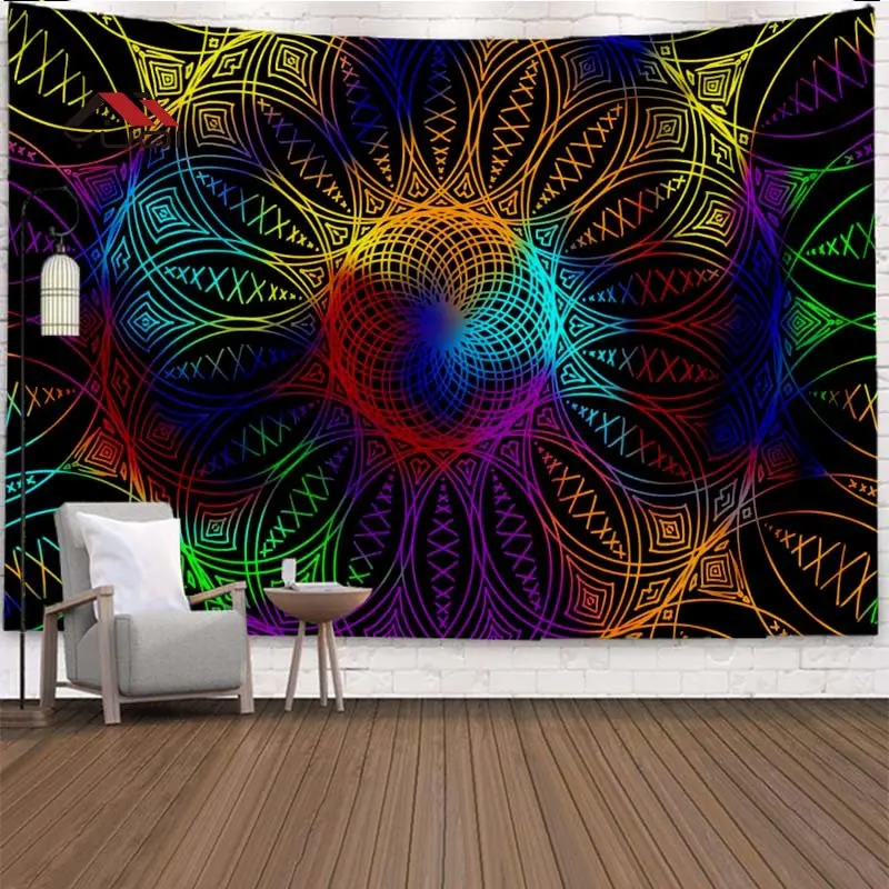 

Mandala Bohemia Tapestry Home Decoration Art Tapestry Bohemia Decoration Maison Background Wall Sofa Blanket 6 Sizes