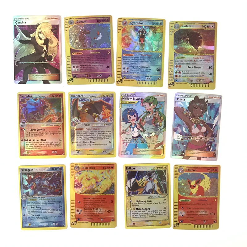 54 шт. Покемон 1996 Ретро игра карты Ограниченная Коллекция Vmax PTCG5 усилитель