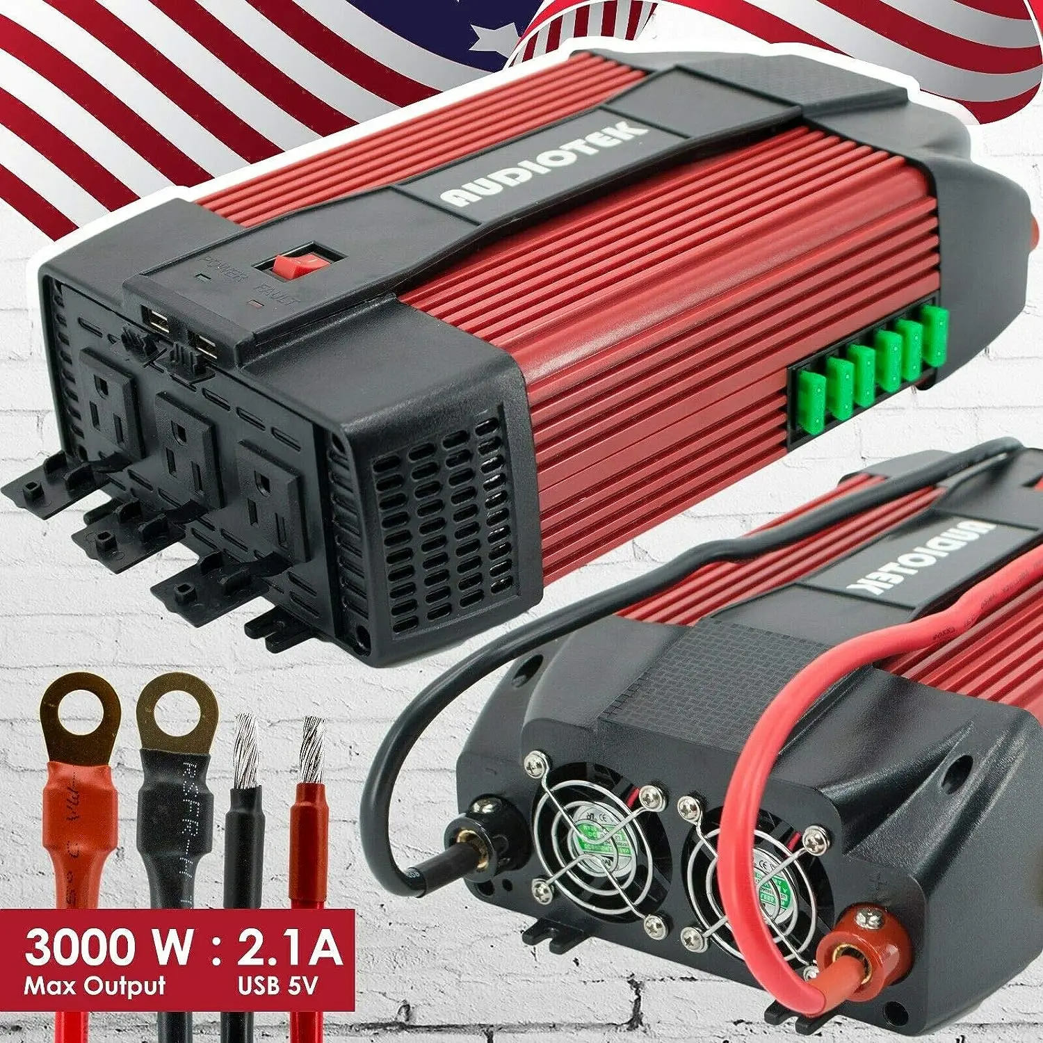 

Watt Power Inverter DC 12V AC 110V Car Converter USB Port Charger