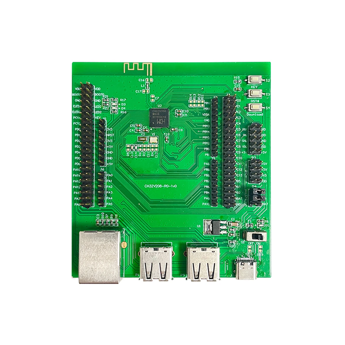

CH32V208WBU6 беспроводной MCU QingKe V4C процессор MAC + PHY Bluetooth CAN/USB