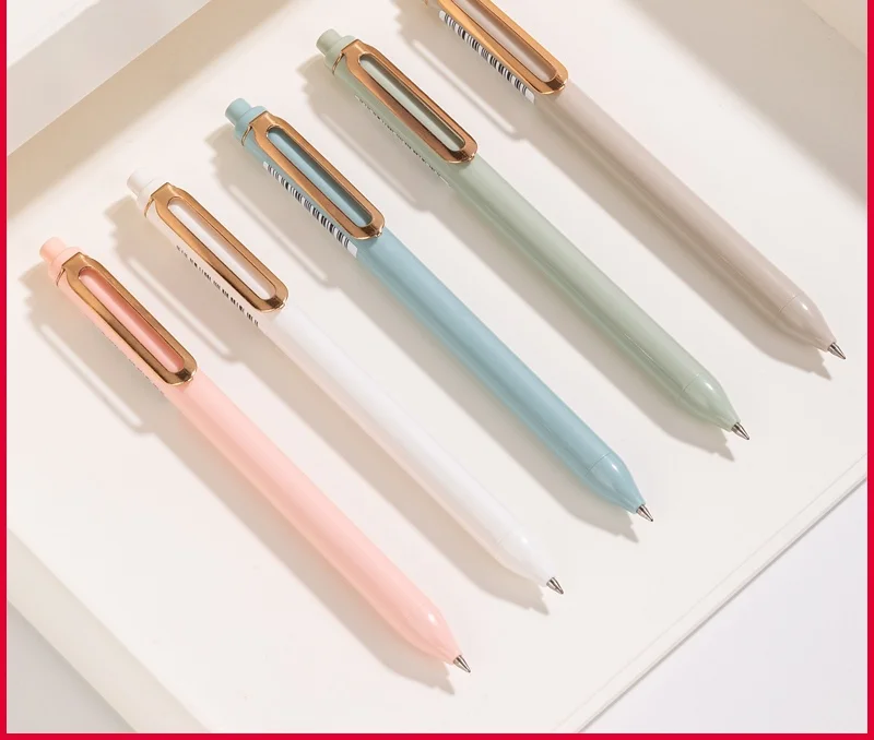 

Deli New Press Gel Pen High-value Signature Pen Large-capacity Bullet 0.5mm Cute Creative Color Student Office Is Effective