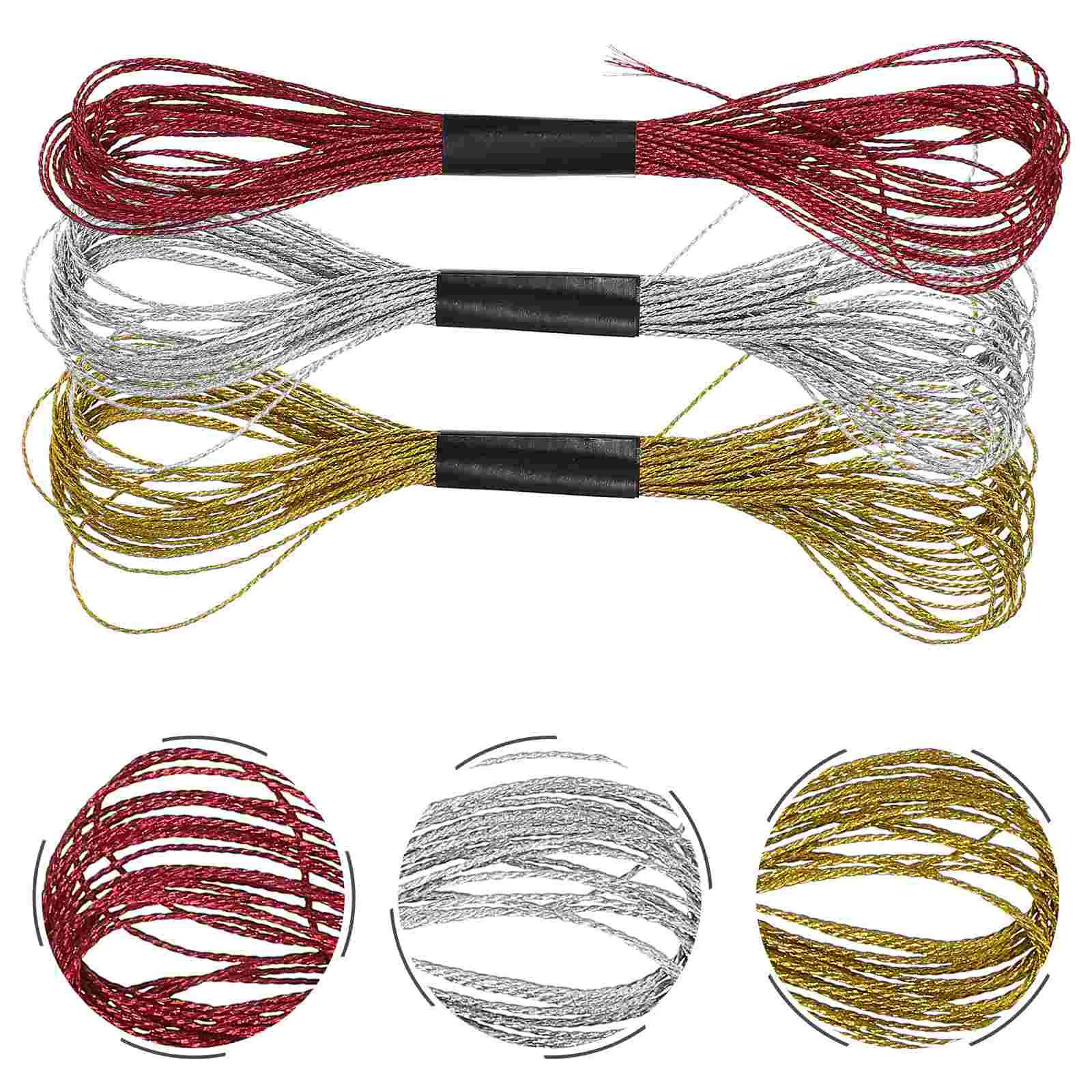 

Embroidery Sewing Threads Thread Floss Metallic Stringmachine Decorative Cross Stitching Supplies