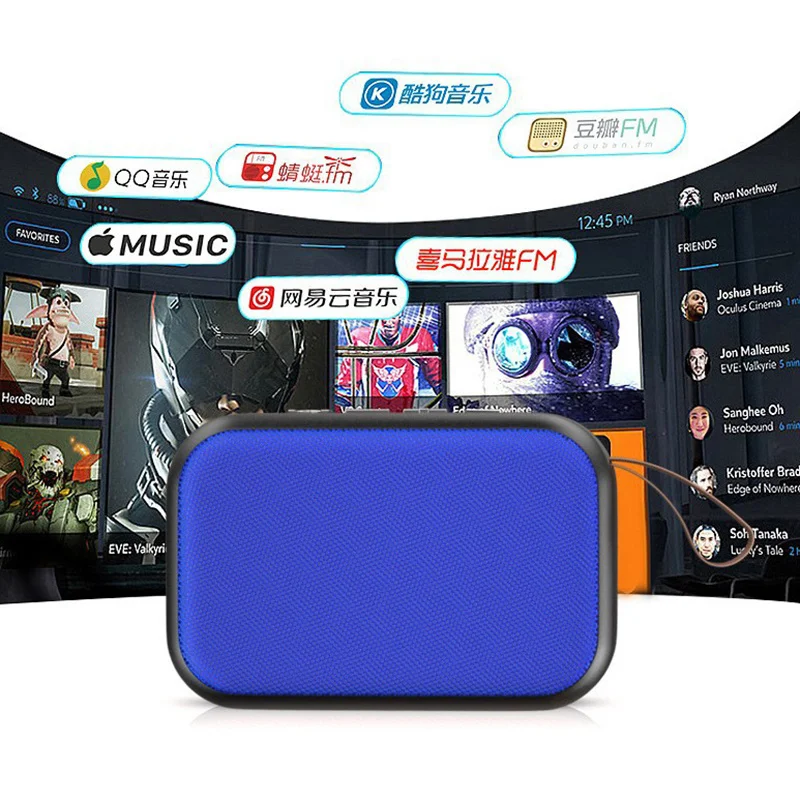

Portable Speaker Bluetooth Wireless Connection Outdoor Sports Audio Stereo Support Tf Card USB Search For Radio Stations Sale