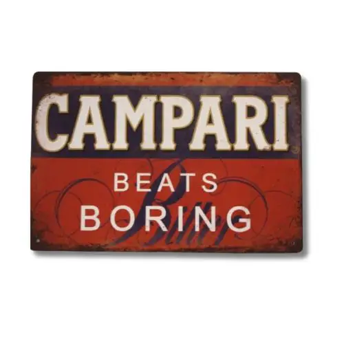 1p Оловянная вывеска Камбири бар паб коктейль ликерный магазин деревенский декор