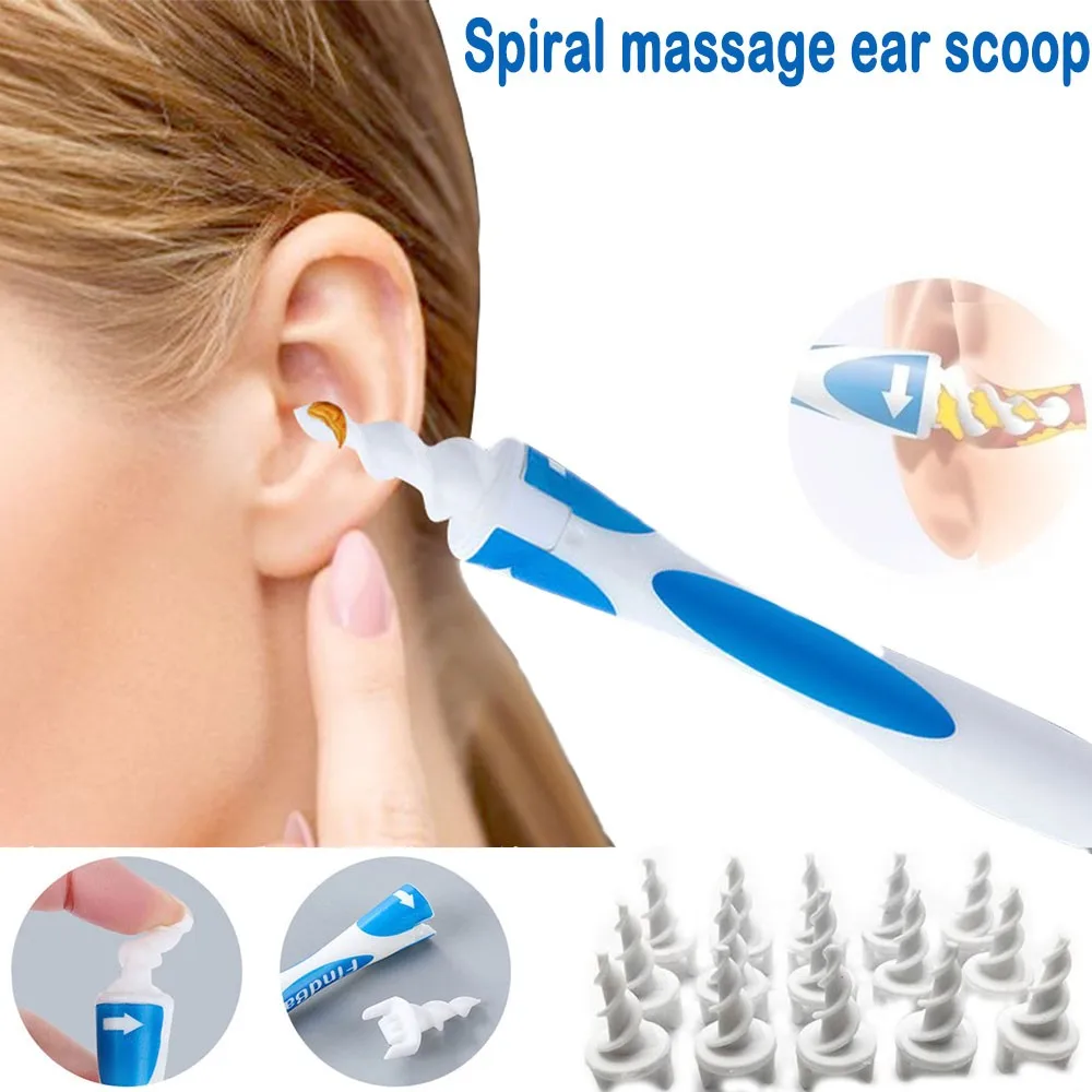 

Ear Cleaner Silicon Ear Spoon Tool Set 16 Care Soft Spiral For Ears Cares Health Tools Cleaner Ear Wax Removal Tool Dropship