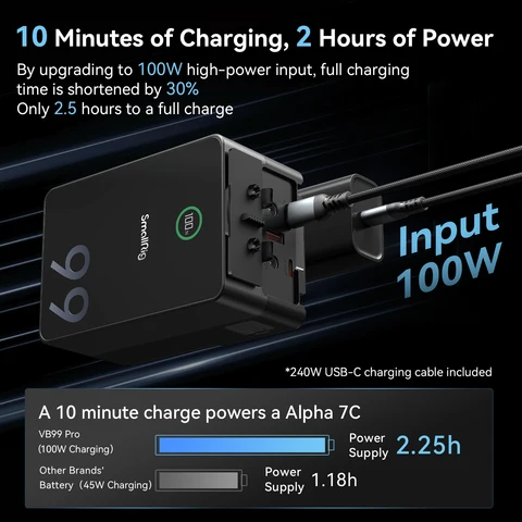 Аккумулятор EACHSHOT VB99 Pro 99 Вт·ч для камеры