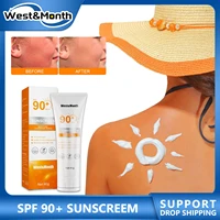 facial body sunscreen whitening sun cream sunblock skin protective cream anti aging oil control moisturizing spf 90pa