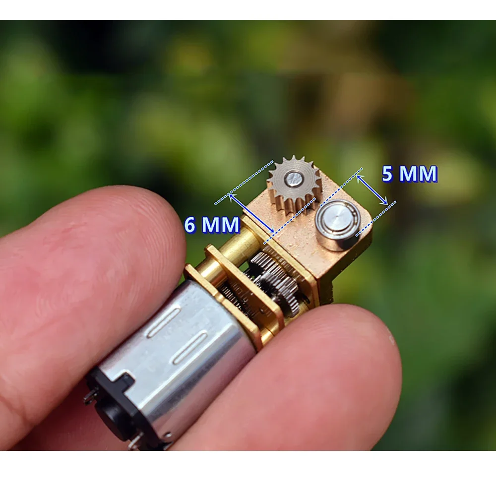 N20 Двигатель коробки передач постоянного тока 3 В 7 5 20 об/мин Медленноскоростной