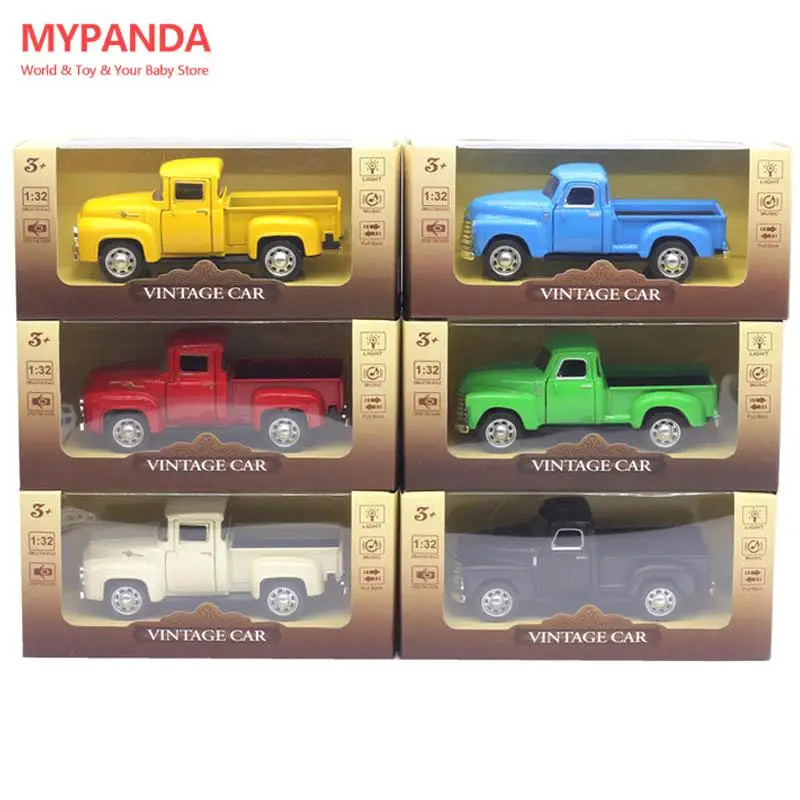 Модель классического рустикального винтажного пикапа 1:32 из сплава винтажная