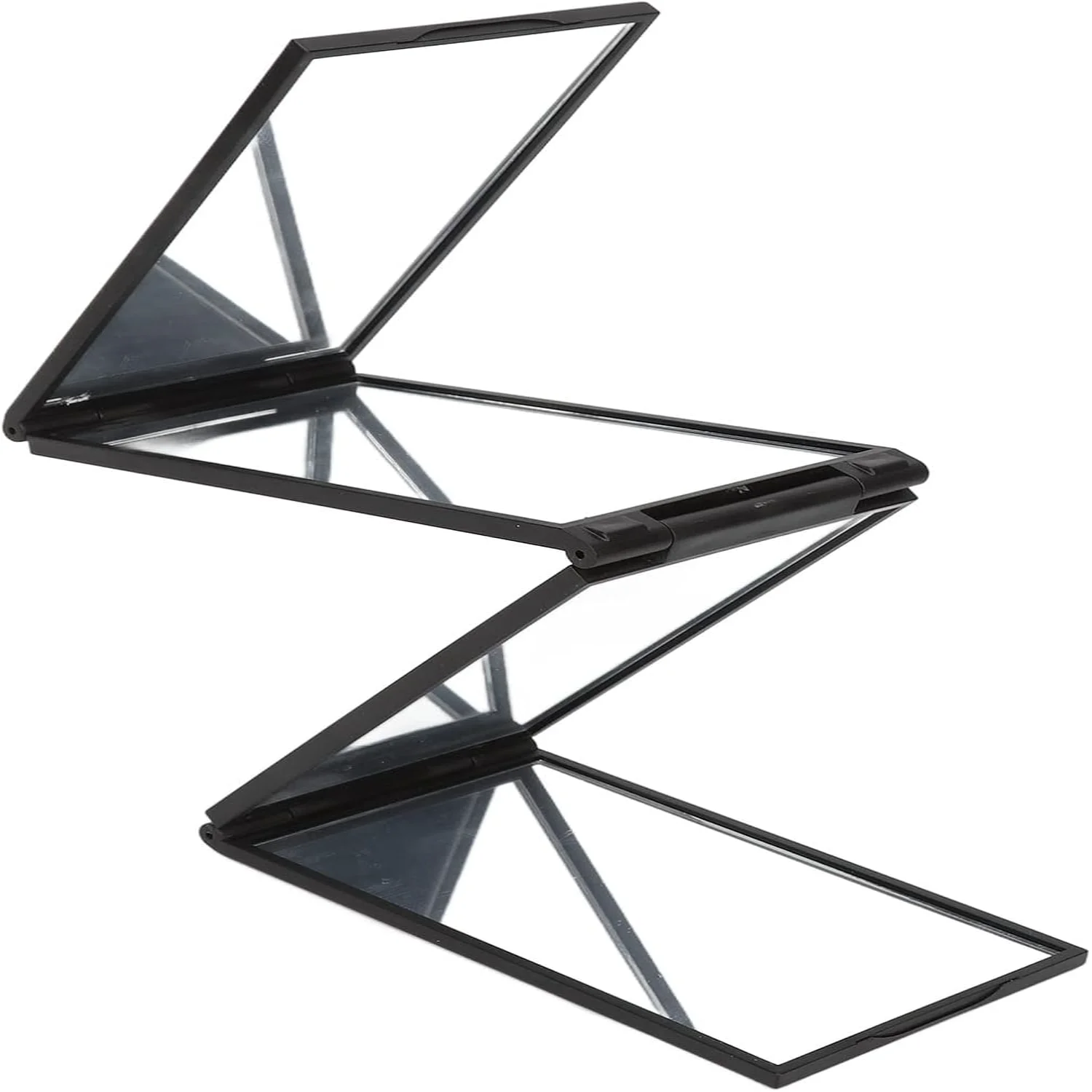 4-стороннее зеркало зеркала для волос панель макияжа складная стрижка ручная