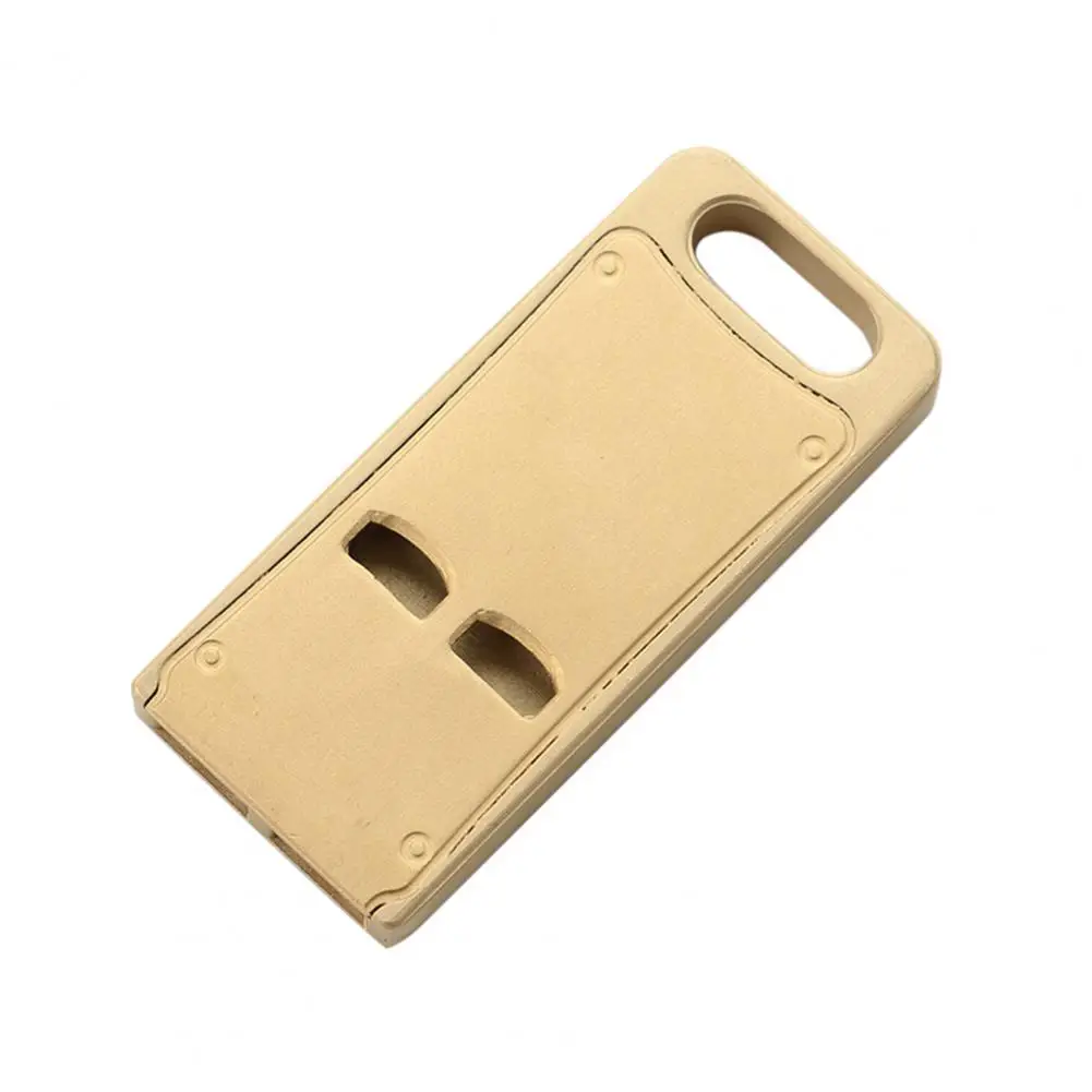 

Brass Whistle Heavy Duty Classic Water-proof Brass Double Pipe Whistle Survival Whistle Emergency Multi Tool