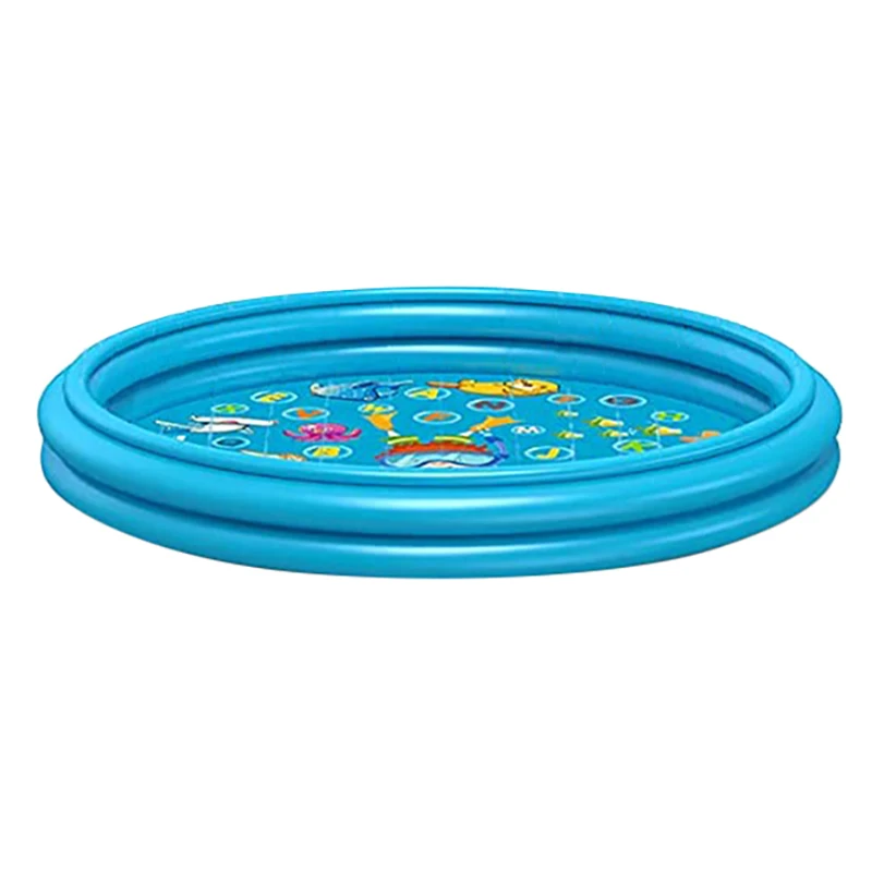 

Sprinkler Splash Play Mat For Kids Children Outdoor Water Sprinkler Toys 3-In-1 Splash Pad Splash Pad For Wading