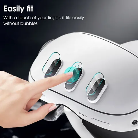 Защитная пленка для объектива камеры Meta Quest 3, передняя линза, закаленное стекло для камеры Meta Quest3, защитная пленка от царапин, аксессуары