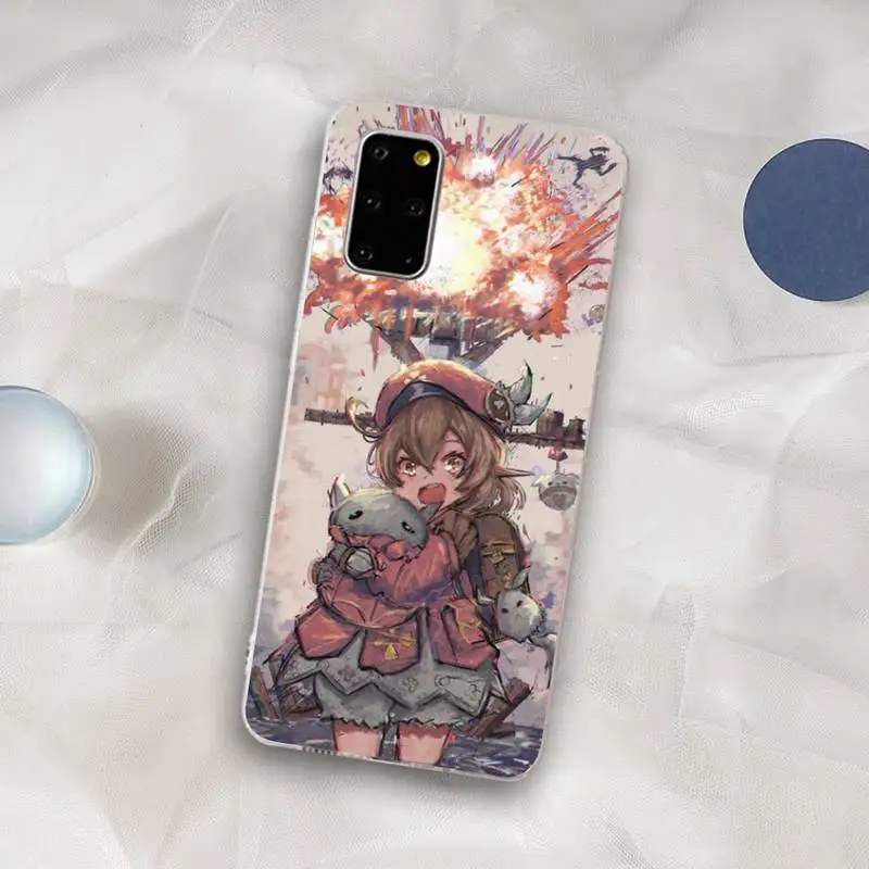 Klee Genshin Impact Phone Case for Samsung S21 A10 for Redmi Note 7 9 for Huawei P30Pro Honor 8X 10i cover