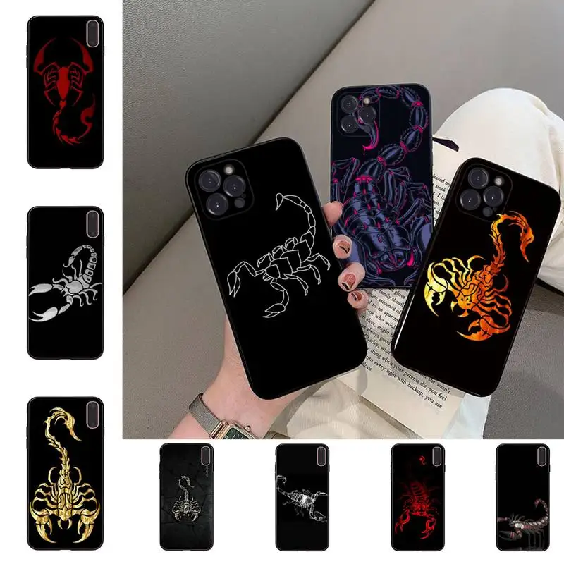 

Scorpion Phone Case For iPhone 14 13 12 Mini 11 Pro XS Max X XR SE 6 7 8 Plus Soft Silicone Cover