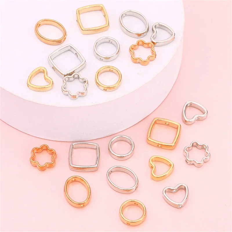 

Бусины-разделители для браслетов, серег, подвесок, ювелирных изделий, 50 шт.