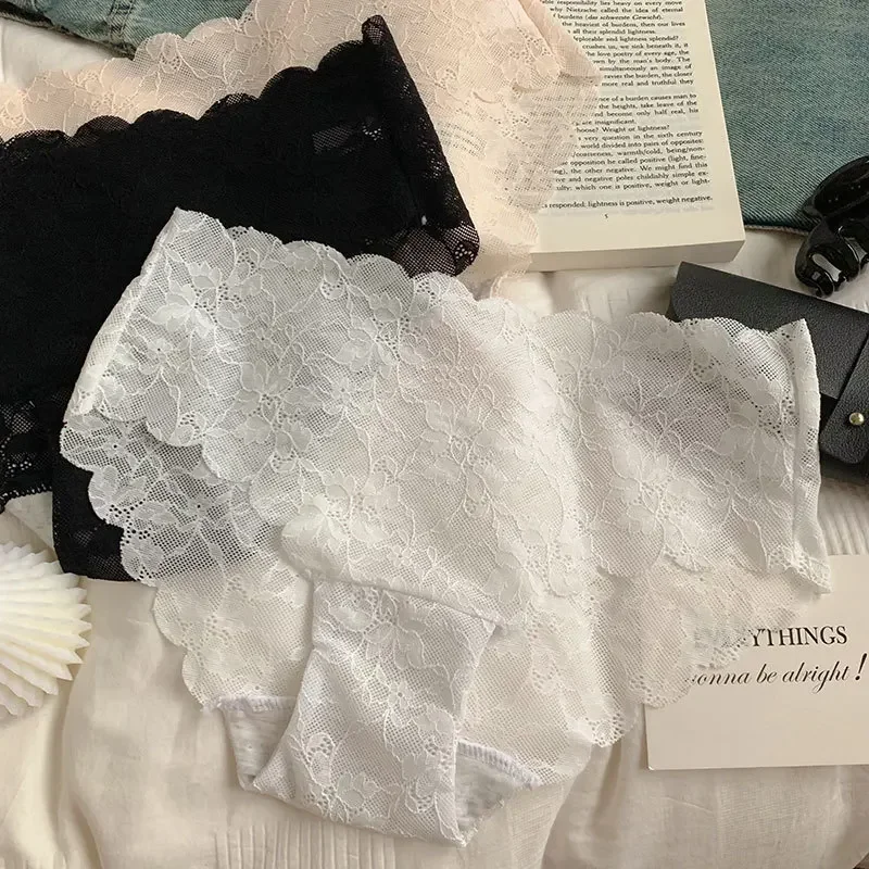 Оригинальное сексуальное кружевное нижнее белье для женщин с низкой талией без