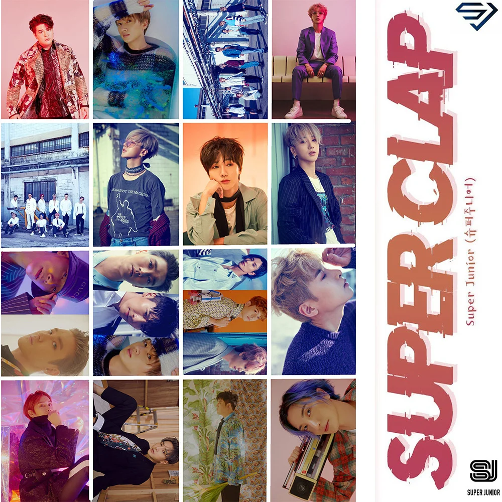 

16pcs/set Kpop Super Junior Photocard k-pop SJ photo card