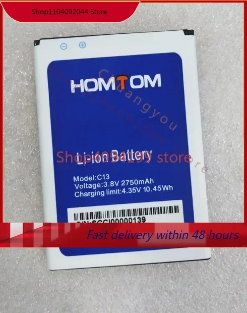 Аккумулятор для телефона Homtom C13 2750 мА · ч смартфонов Android 3G WCDMA 5 0 дюйма