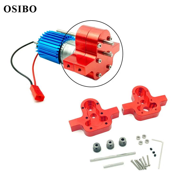 Металлическая коробка передач 370, крышка коробки передач для MN D90 D91 99 99s/WPL B14 B24 C14 C24 C34, обновленные аксессуары для радиоуправляемых автомобилей Металлическая коробка передач 370, крышка коробки передач для MN D90 D91 99 99s/WPL B14 B24 C14 C24 C34, обновленные аксессуары для радиоуправляемых автомобилей