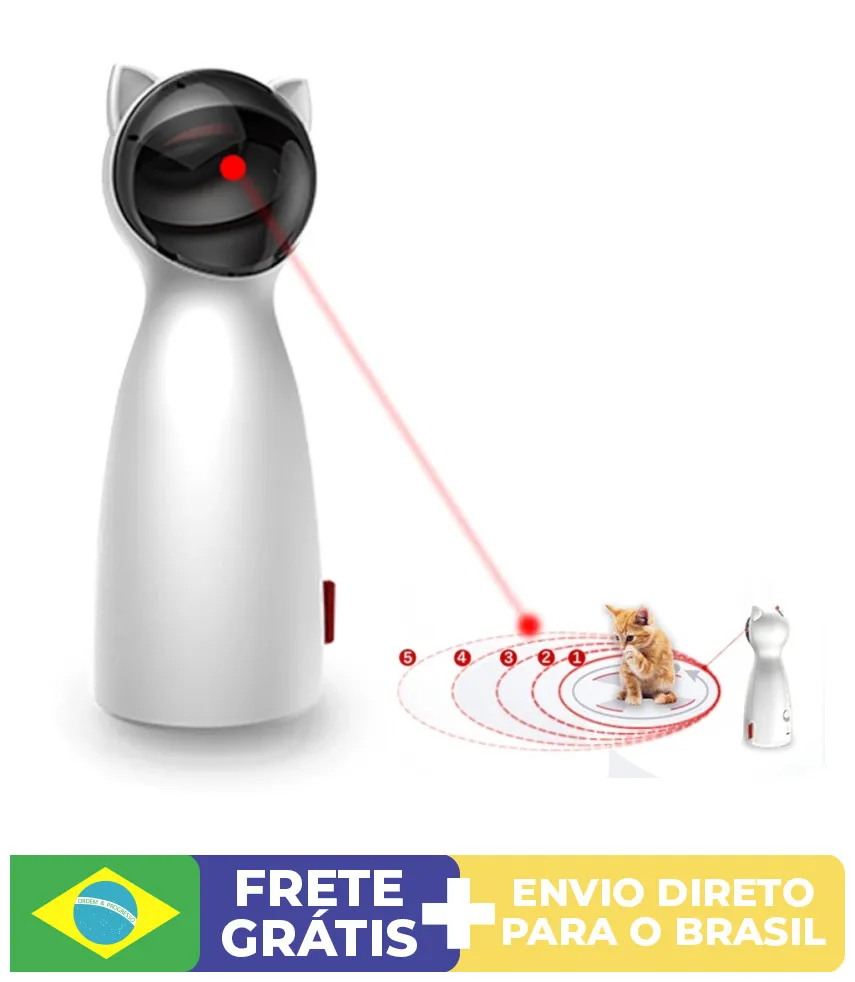 

Automatic Cat Toys For All Cat Interactive Smart Pet Cat LED Funny Laser