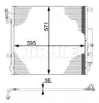 

AC759000S air conditioner radiator for DISCOVERY 3 L319 0509 RANGE SPORT I L320