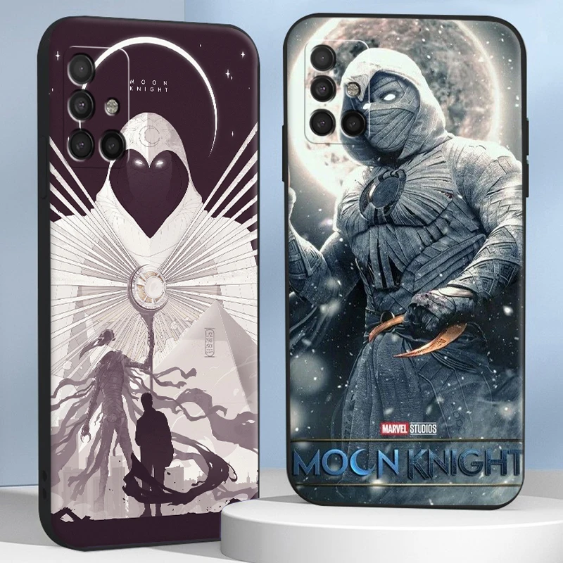 

Marvel Moon Knight Phone Cases For Samsung A51 A52 A71 A72 4G 5G Soft Smartphone Original Back Cover Protective ShockProof