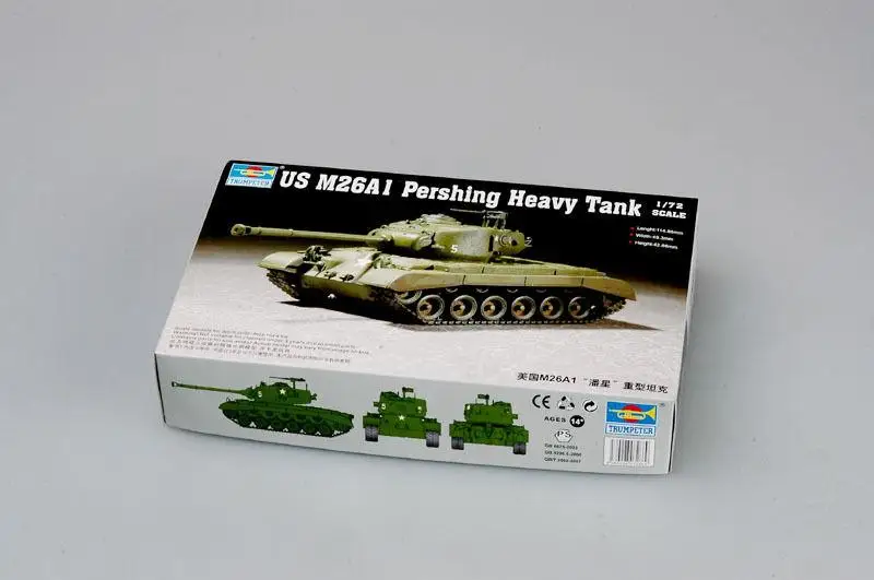 

Тяжелый танк Trumpeter 1/72 07286 US M26A1