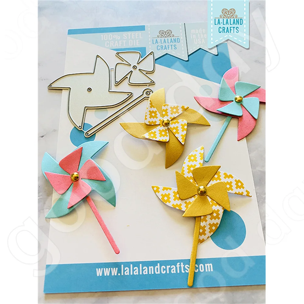 

Pinwheel Metal Cutting Dies Scrapbook Diary Decoration Stencil Embossing Template Diy Greeting Card Handmade 2022 Arrival New