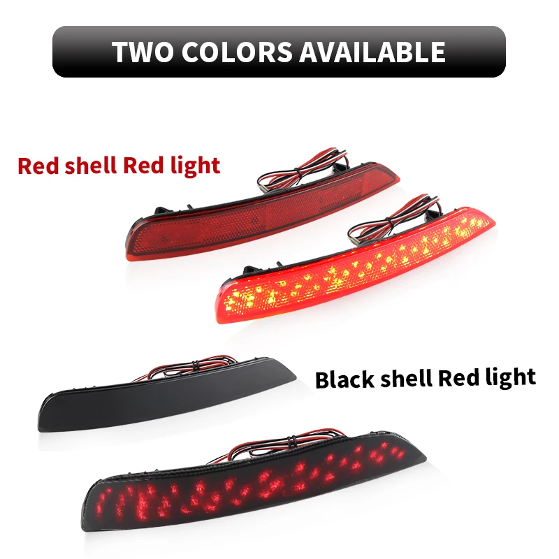 2 шт. для Subaru Forester 2009-2018 высококачественный автомобильный задний бампер