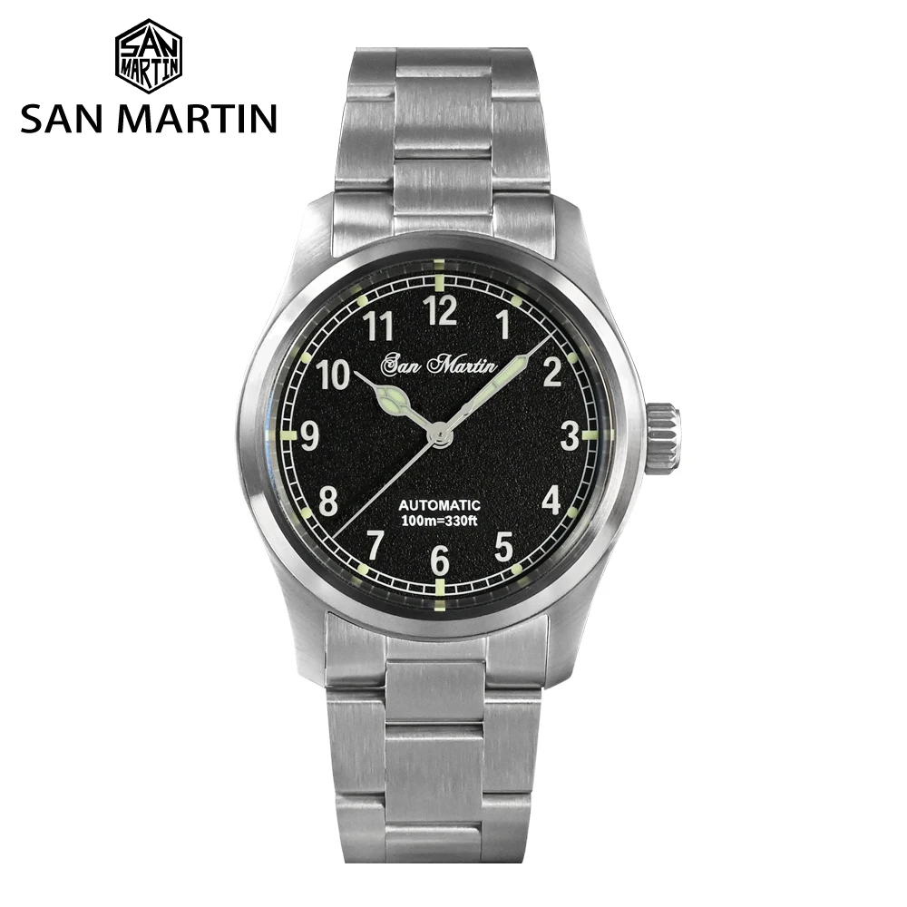 

San Martin Luxury Automatic Watch For Men 200m Waterproof Sapphire 316L Stainless Steel Japan Miyota 8215 Mechanical Wristwatch