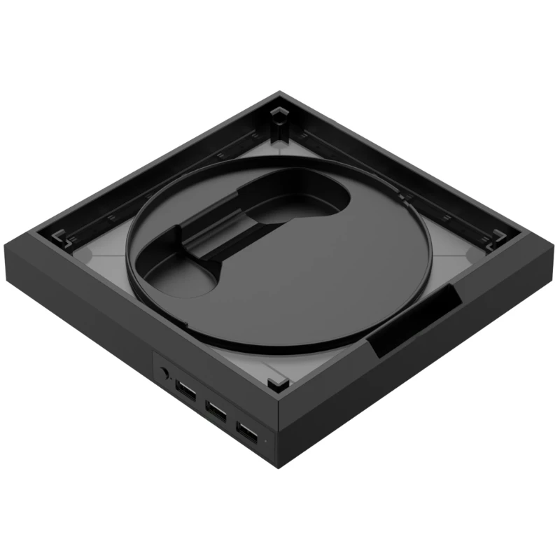 

Multi-Colour LED Light-up Console Stand for Xbox Series X/S Game Console Host Controller Base with USB Port