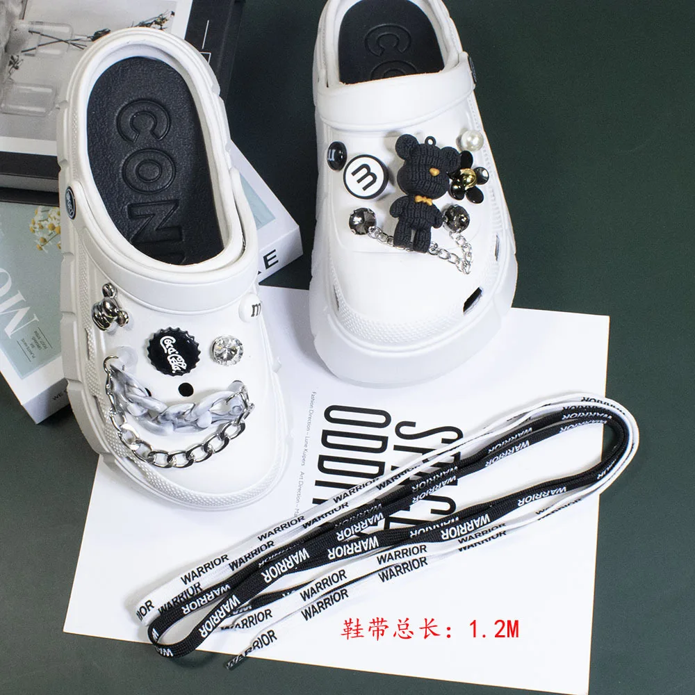 Croc Charms set  cartoon bear Shoe Decorations chain Buckle for clog crock Accessories  Girls Women Gifts