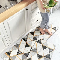 kitchen doormats nordic modern pvc mat wear resistant and double sided non slip carpet waterproof and oil proof long strip rug