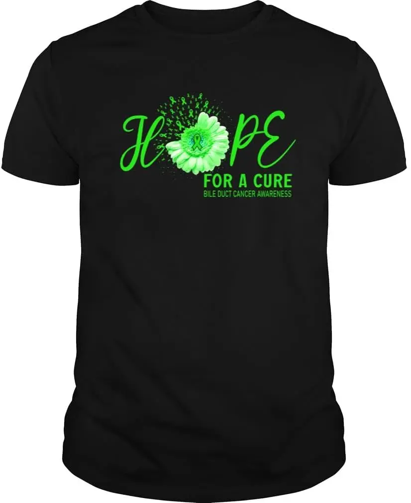 inflatedzt. Koszulka unisex Hope for A Cure Bile Duct Cancer Awareness