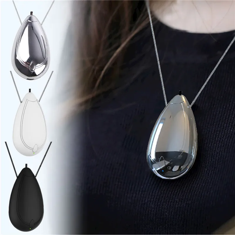 

Air Purifier Wearable Necklace Personal Car-Mounted Around The Neck Remove Smell Rechargeable Travel Ion Negative Filter