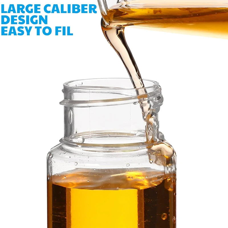 10 шт. 15 мл-100 мл пустая прозрачная пластиковая бутылка для таблеток твердая